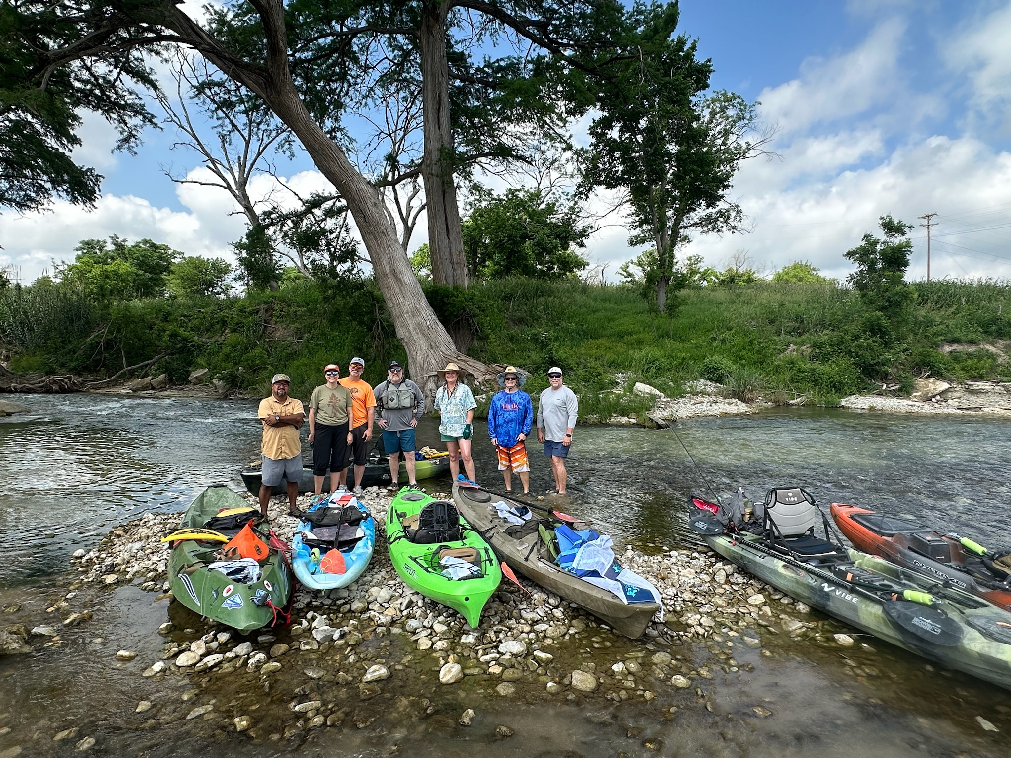 Lions Park Guadalupe River Cleanup May 2026